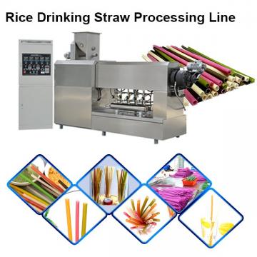 Full Automatic Eco-Friendly Edible Pasta Drinking Straw Making Machine / Disposable Straw Machine