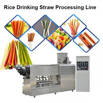 Edible Eco Friendly 100-150kg/H Best Quality Rice Making Drinking Straw Machine Pasta Straw Extruder